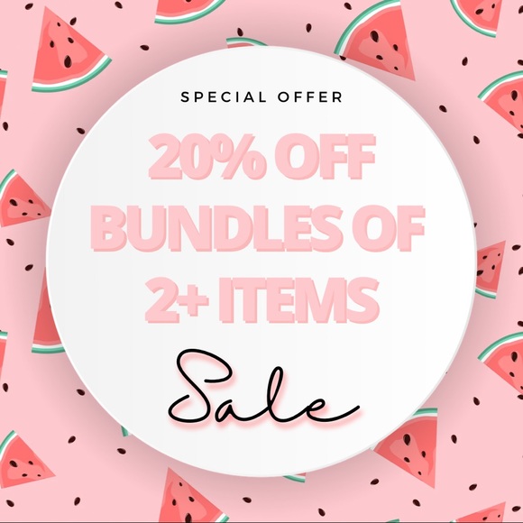 20% Off Bundles of Two or More Items! All Available Items Included In The Sale! - Picture 1 of 1